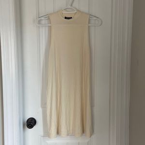 Topshop mock neck flowy sleeveless dress size S